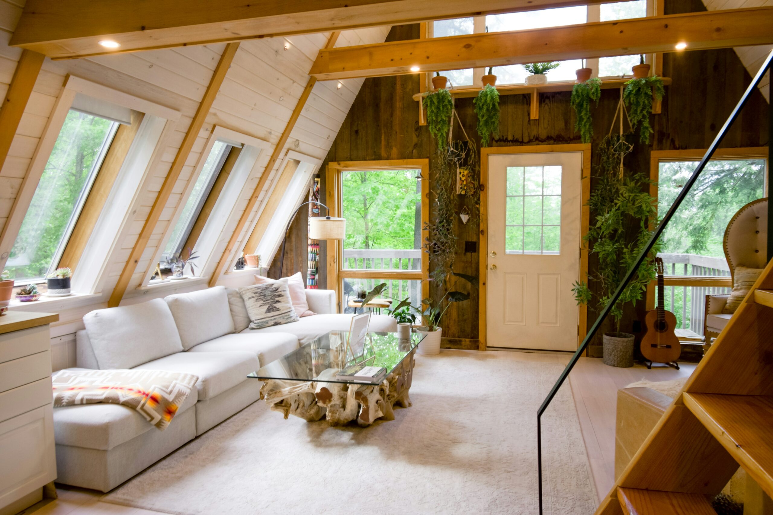 Clean bright residential home interior